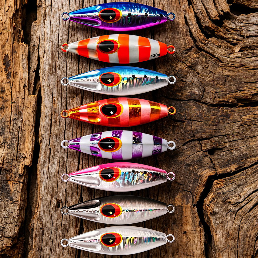 Jig Head Lure - 8pcs/lot Metal Jig Fishing Lure Weights
