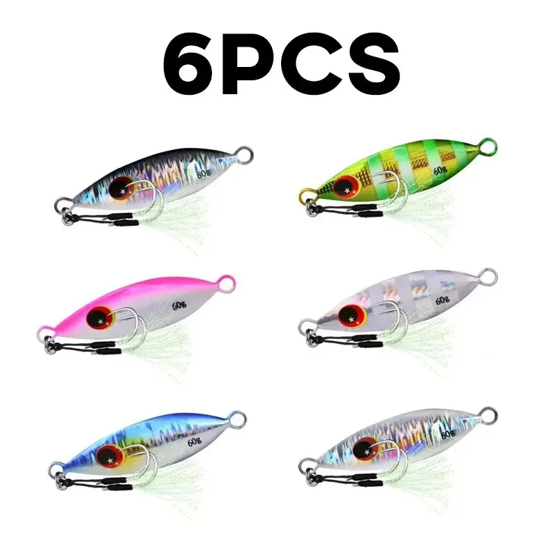 Inchiku Metal Jig Spoon Lure 6 - Jig Head Lure のレビューと価格