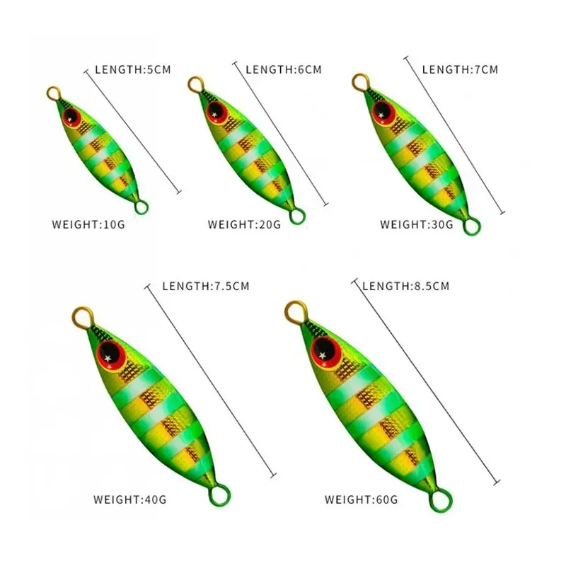 Inchiku Metal Jig Spoon Lure 6 - Jig Head Lure のレビューと価格