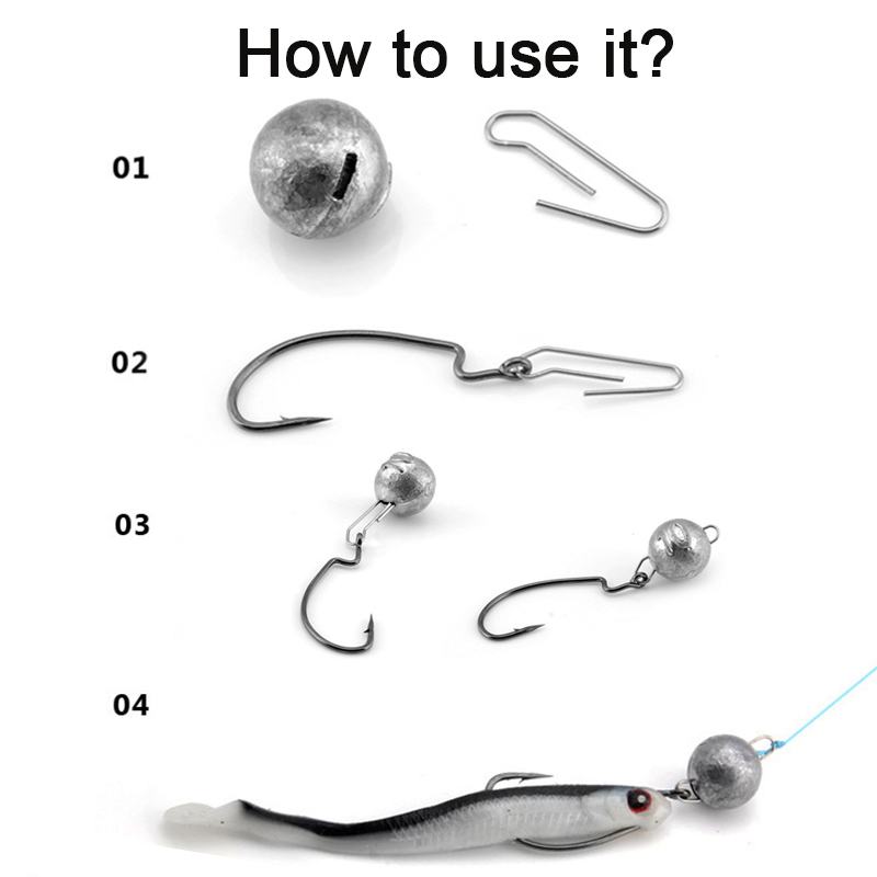 Simpleyi 5pcs/Lot Lead Weight  - Jig Head Lure のレビューと価格