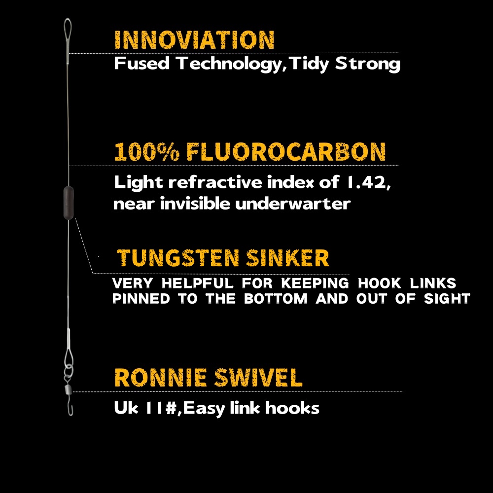 Carp Fishing Fluorocarbon Fuse - Tungsten Sinkers のレビューと価格
