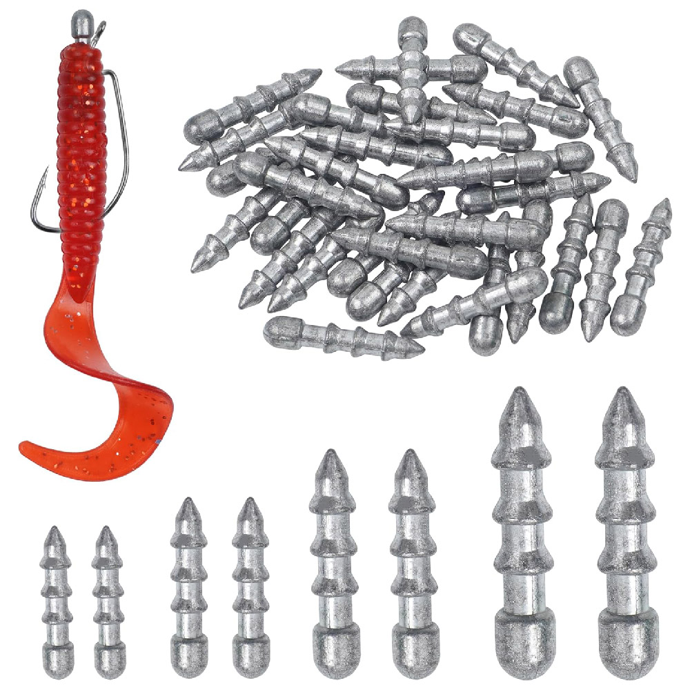 20pcs Nail weights sinkers Wor - Bass Fishing Lure のレビューと価格
