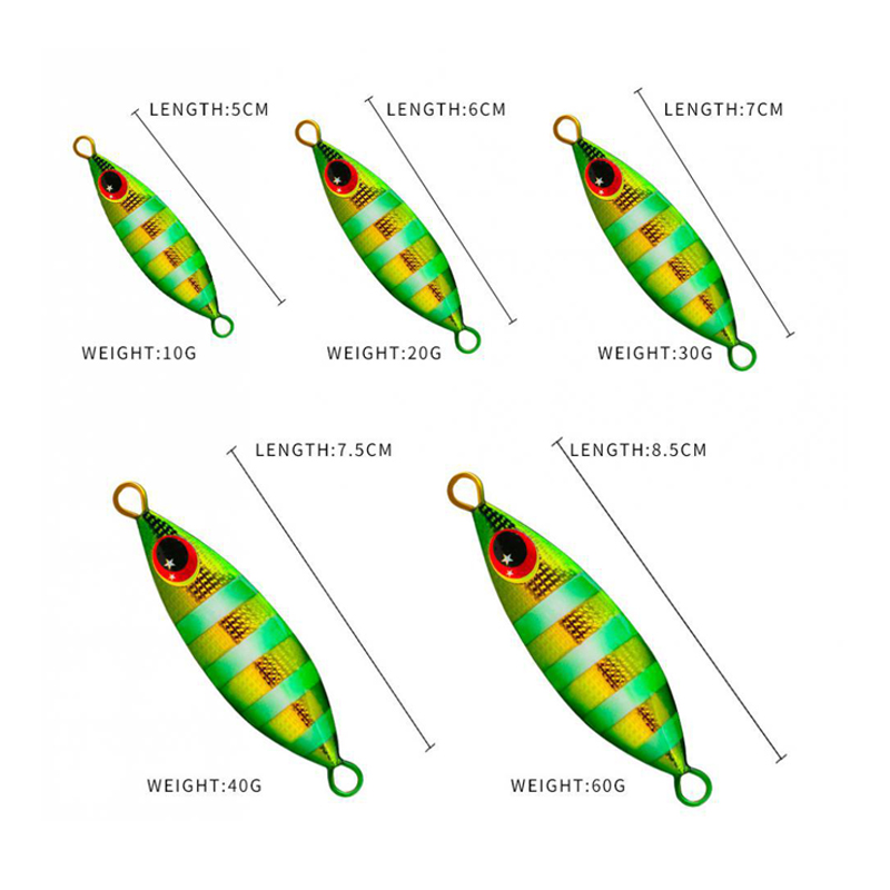 Metal Slow Jig Lure Hard Artif - Jig Head Lure のレビューと価格