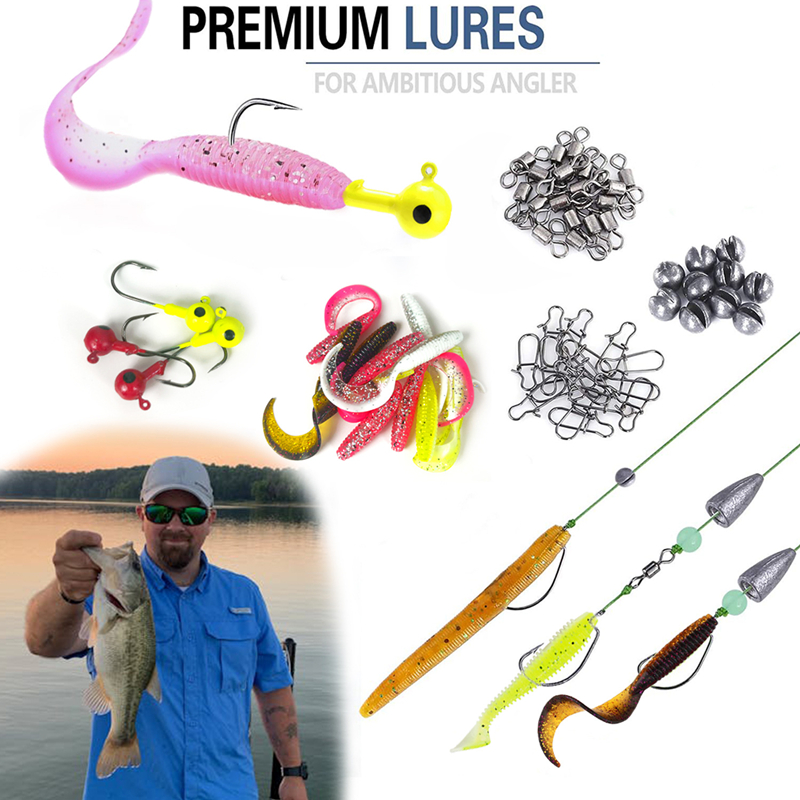 New 120PCS Fishing Lure Set So - Bass Fishing Lure のレビューと価格