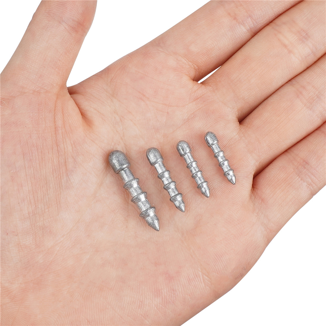 60PCS Nail weights Worm Fishin - Bass Fishing Lure のレビューと価格