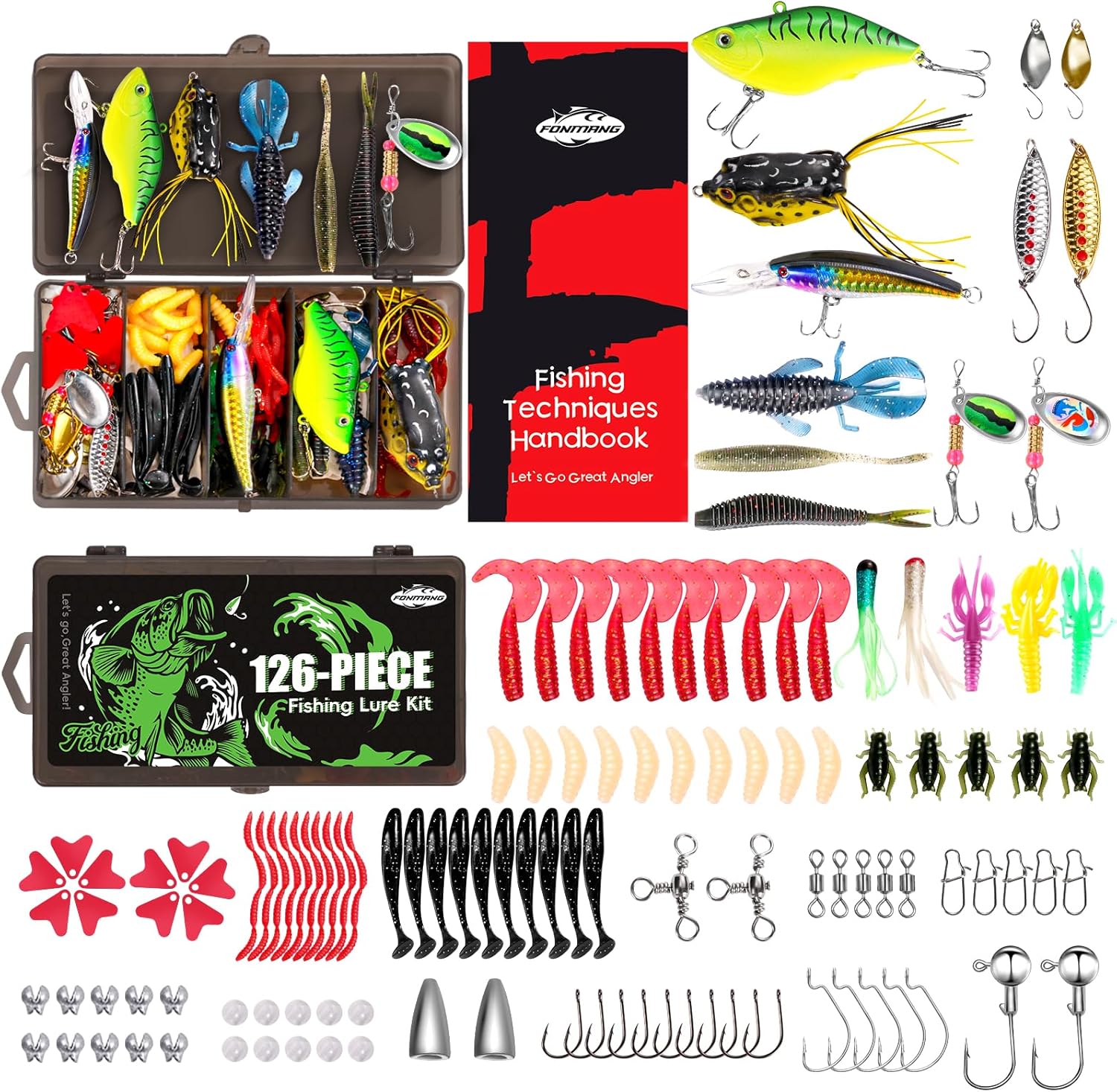 Fishing Lures - Tackle Box wit - Bass Fishing Lure のレビューと価格