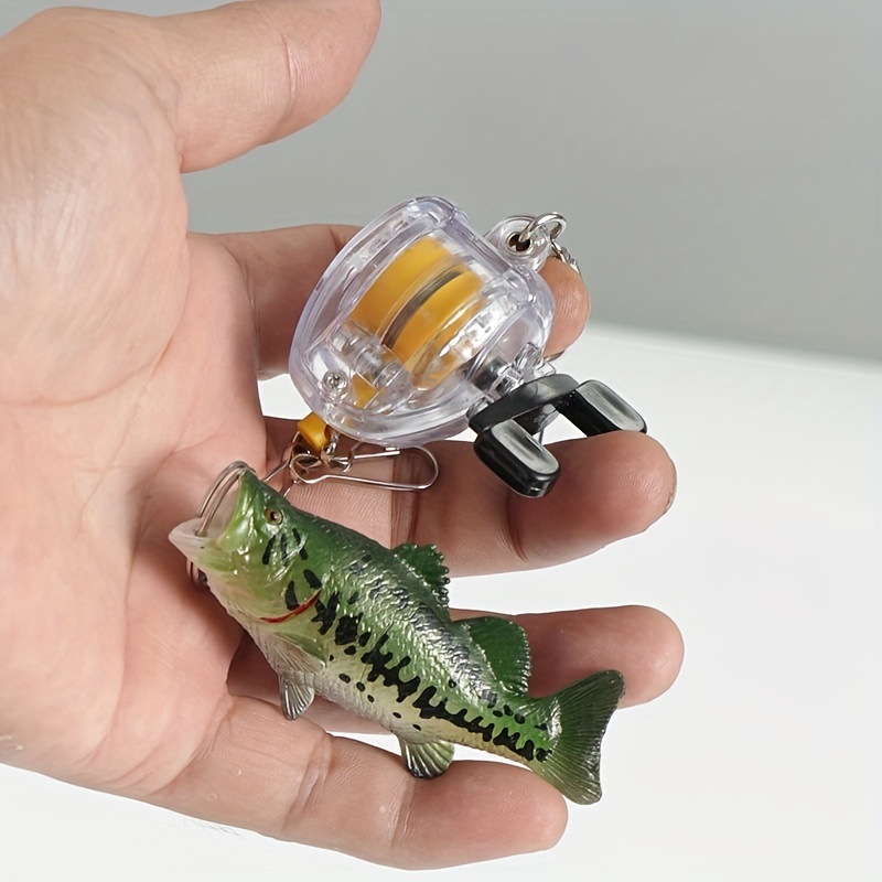 3D Sea Bass Keychain, lure Fis - Bass Fishing Lure のレビューと価格