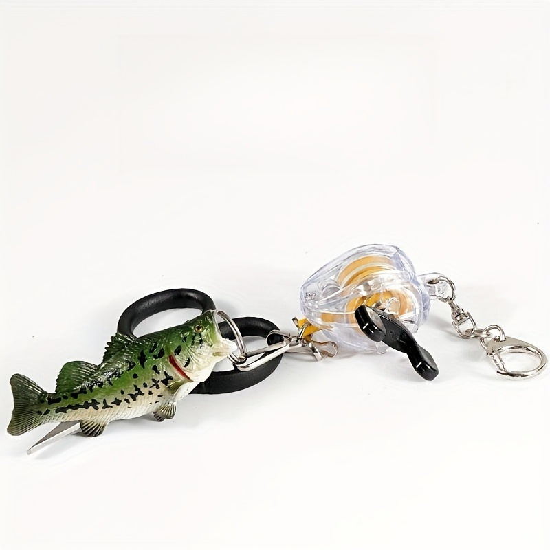 3D Sea Bass Keychain, lure Fis - Bass Fishing Lure のレビューと価格