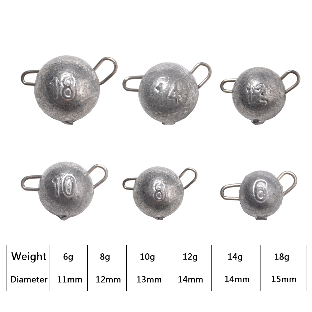 FTK 5pcs Supercontinent Sinker - Jig Head Lure のレビューと価格