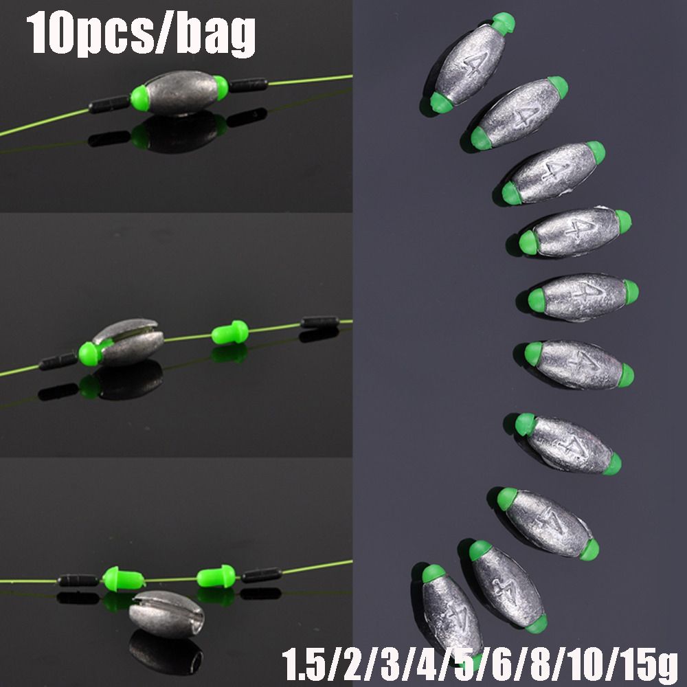 10Pcs Lead Weight Fishing Lead - Fishing Equipment Hanger のレビューと価格