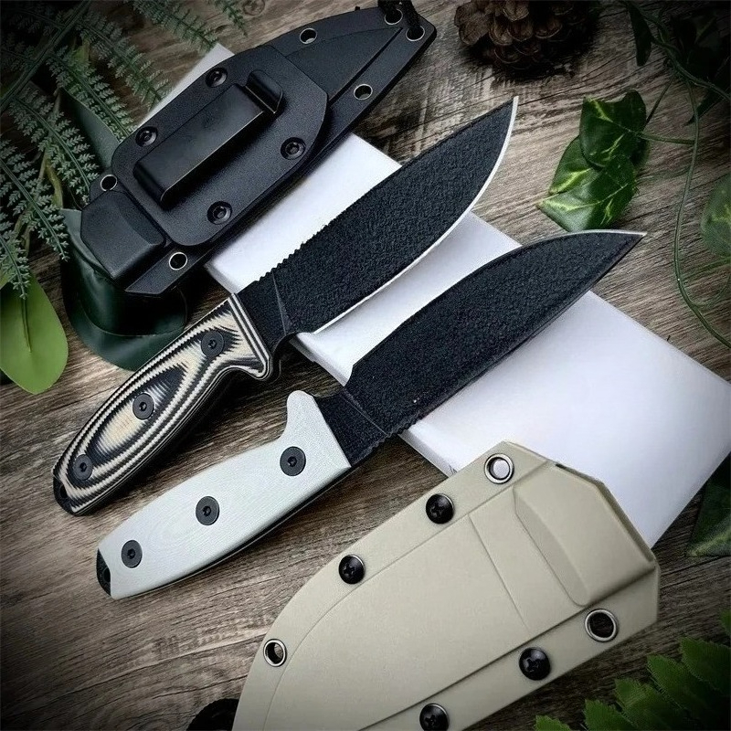 Fixed Blade Knife G10 Outdoor  - Fishing Equipment Essentials のレビューと価格